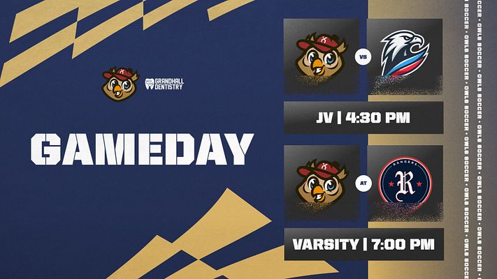 Game day template with dark background, bold accent diagonal striped colors 