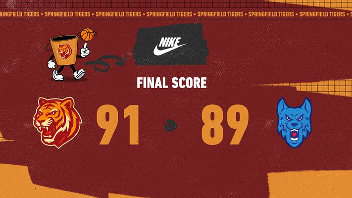 Basketball score template with red and gold highlighter design, team logos on left and right, large final score display in center, decorative elements including basketball and cup icon, multi-format layout for social media and stories