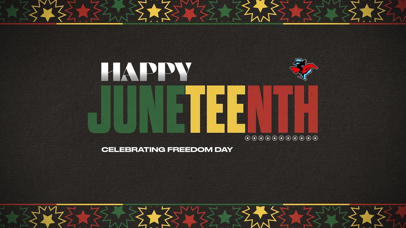 Real-world Juneteenth Freedom Day graphic