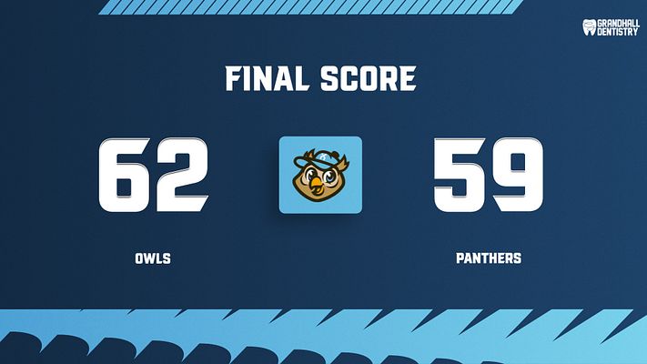 Score update template with a bold design featuring a player image on the right, scores 2-1 displayed centrally, and team logos on the left with a clean, sporty look.