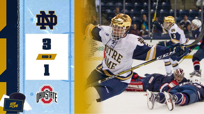 Hockey score template with a vibrant blue and gold color scheme, featuring team logos, scoreboard area for scores, and a dynamic player action shot for game highlights.