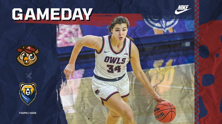 Multi-format gameday template with navy and red crumpled design, featuring large 'GAMEDAY' headline, player photo with cutout effect, team logos on left, and game time/location details. Available in landscape, Instagram feed, and story formats.