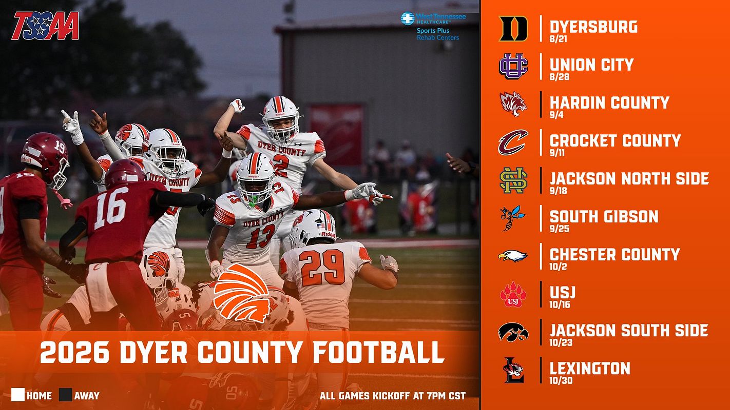 Real-world 12-Game Vertical Schedule graphic