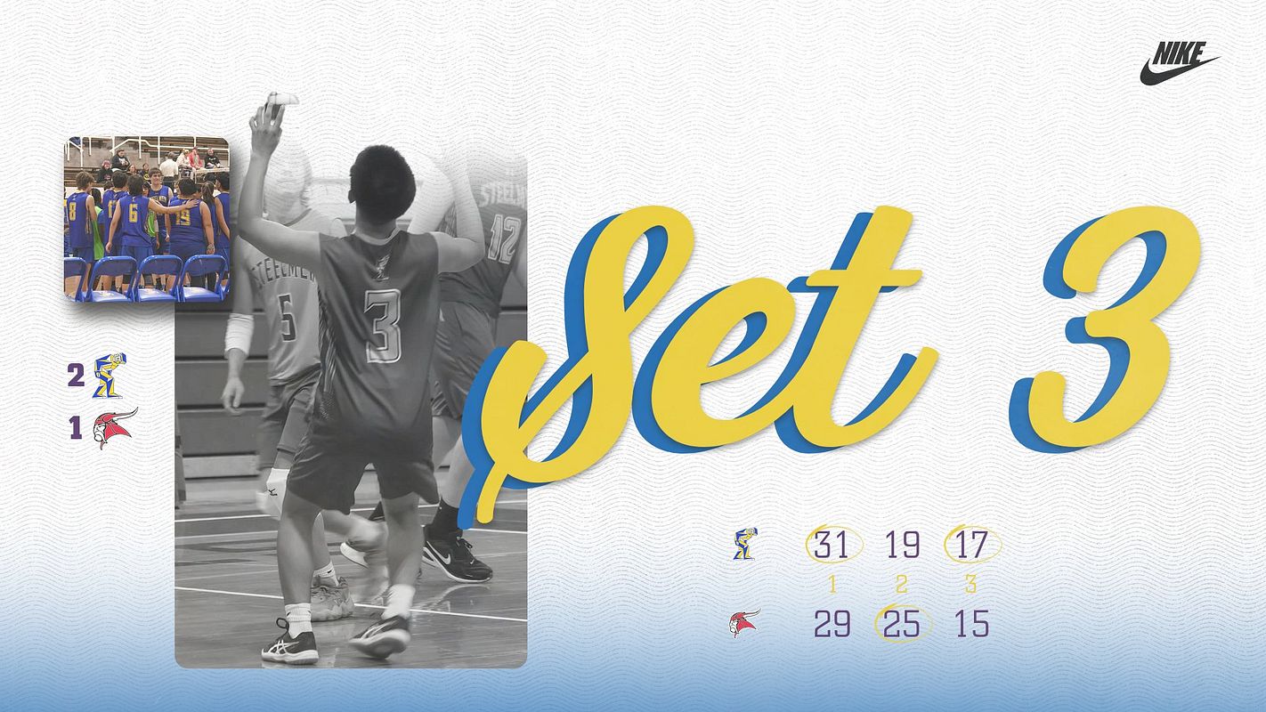 Real-world Volleyball Title Score graphic