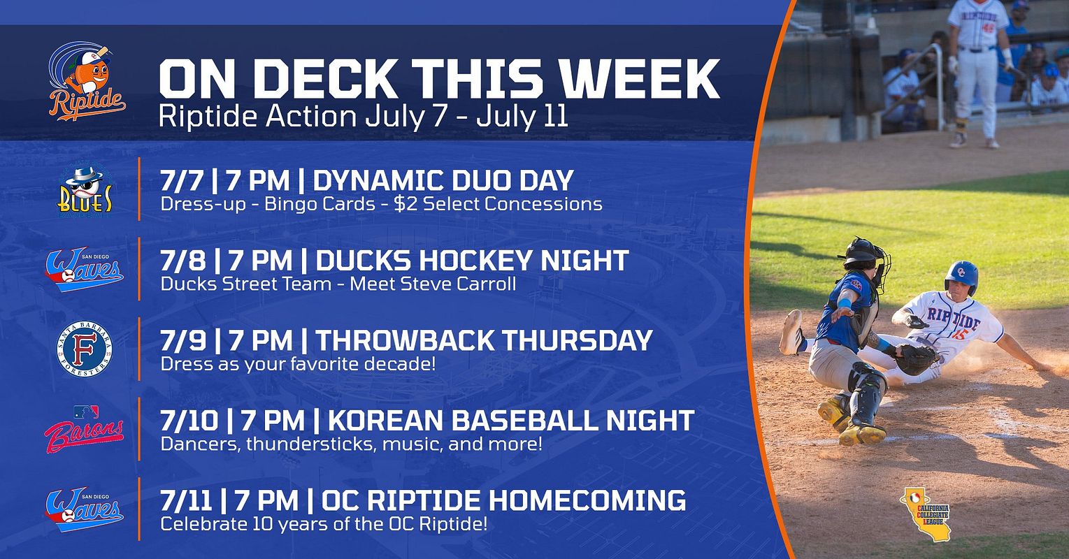 Real-world Upcoming Events/Promos graphic