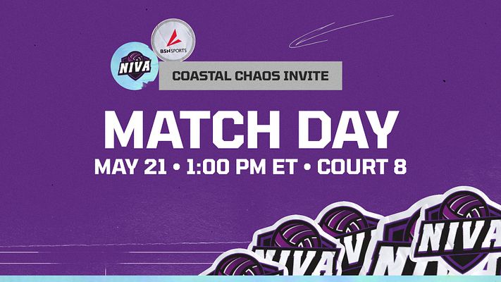 Multi-format template with purple background featuring event logos, bold 'MATCH DAY' headline, date/time details, and team branding. Designed for landscape, Instagram, and story formats for quick social media sharing.