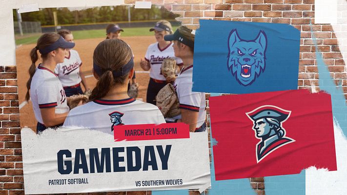 Multi-format gameday poster template featuring team photo on left, team logos on right, and text areas for date, time, team names, and opponent. Designed for landscape, Instagram, and story formats across social media platforms.