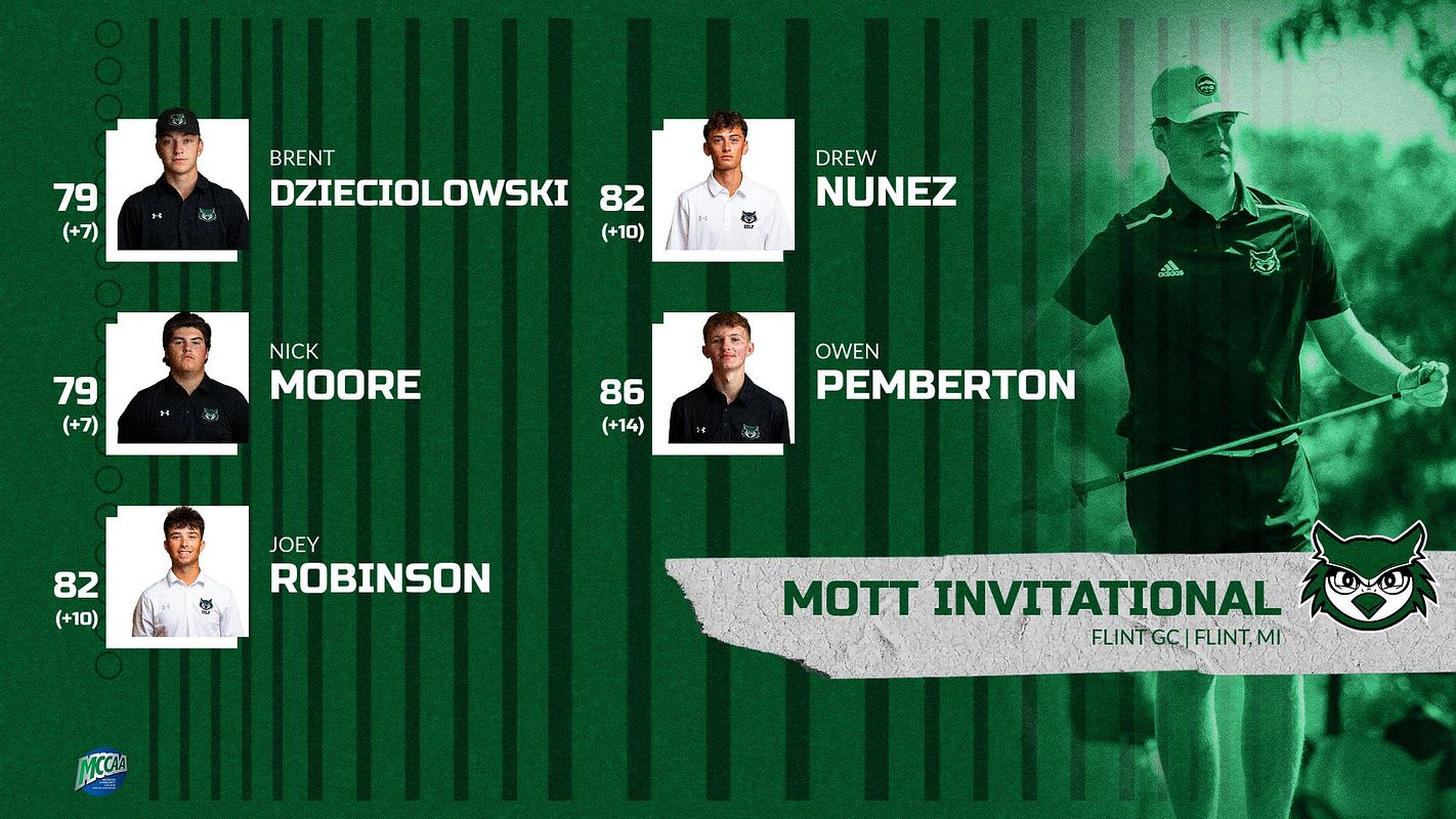 Real-world Golf Team Score/ Results 1-5 graphic