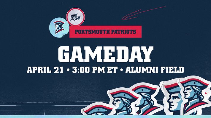 Gameday template featuring a dark background with bold white text for 'GAMEDAY', team logo at top, and player illustrations in profile, ideal for social media announcements.