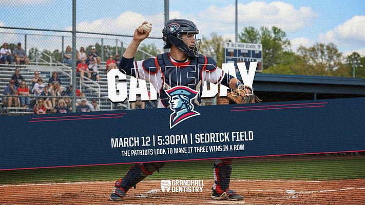 Gameday template with dynamic cutout feature, featuring a player photo on the right, bold text area for game details on the left, and customizable color accents.