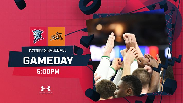 Multi-format 90's gameday template with bold colors, featuring team logos, a hands-in celebration photo, and space for game details like time and team name.