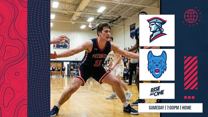 Gameday template with urban aesthetic, featuring a player in action on the left, team logos on the right, and bold text areas for game details, suitable for multiple social media formats.