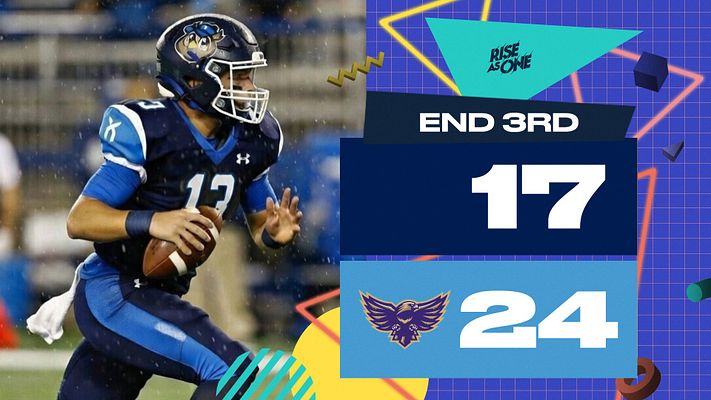 Score update template with 90's neon aesthetic featuring grid background, player photo on left, and prominent score display with team logos and large numbers on right, designed for quarter updates across social media formats