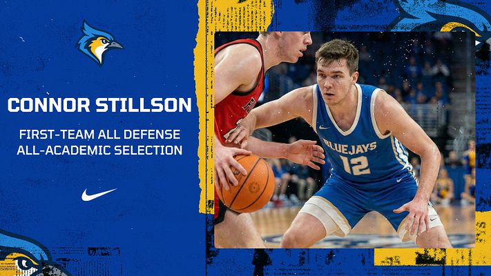Newspaper-style player spotlight template with blue and yellow color scheme, player photo on right with torn paper border effect, player name and achievement text on left side, suitable for social media and multi-format sharing