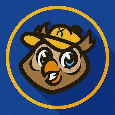 Profile combo template featuring a bold tiger logo centered, set against a gold background, suited for social media profiles on platforms like Twitter and Instagram.