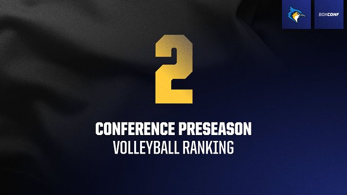 Preseason team ranking template with large jersey number on dark purple and black gradient background, white text displaying ranking information, and sponsor logo areas in top right corner