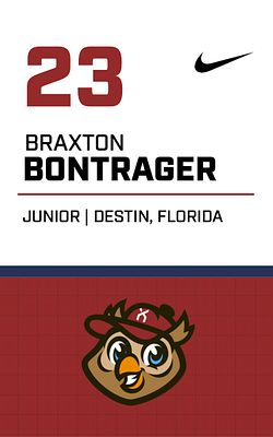 Bag tag template in portrait orientation with large maroon number at top, player name and position text below, team mascot illustration on burgundy background, designed for sports team luggage identification