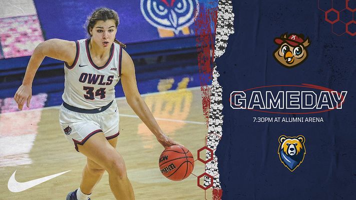 Hexagonal gameday template featuring a player in action on the left, with team logos and a 'GAMEDAY' header on the right. Designed for social media formats.