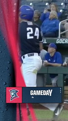 Vertical motion template for Instagram stories featuring team celebration photo with animated wave effects, yellow and blue color scheme, team logo on left, and 'GAME DAY' text banner at bottom