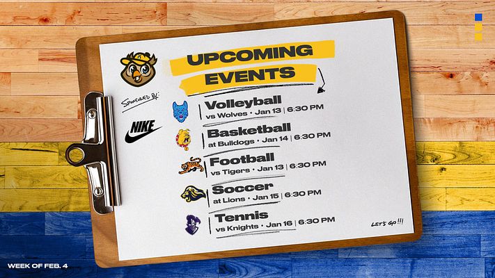 Upcoming Schedule (Clipboard)