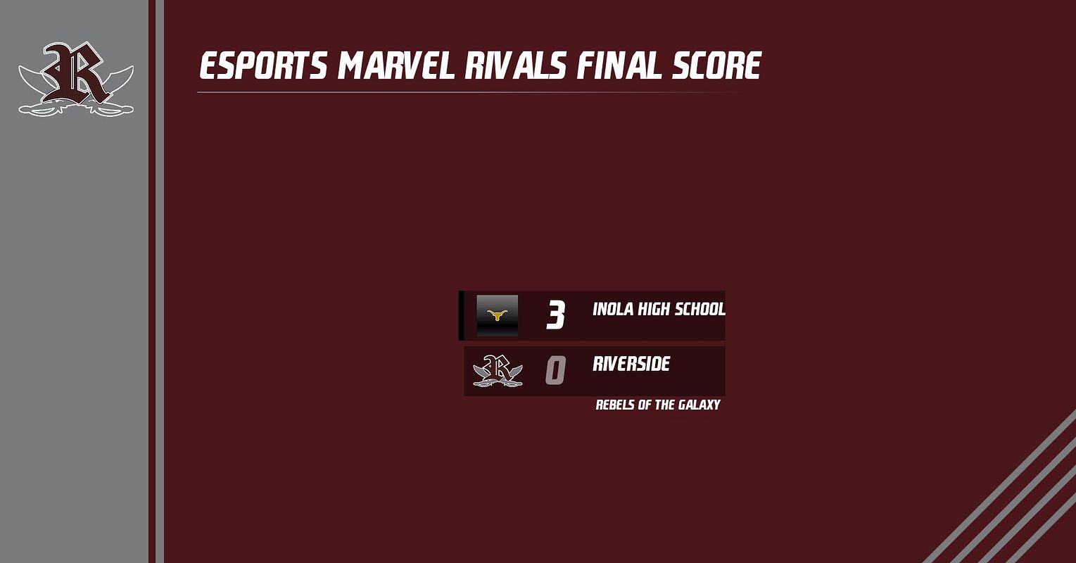 Real-world Conference Scoreboard graphic