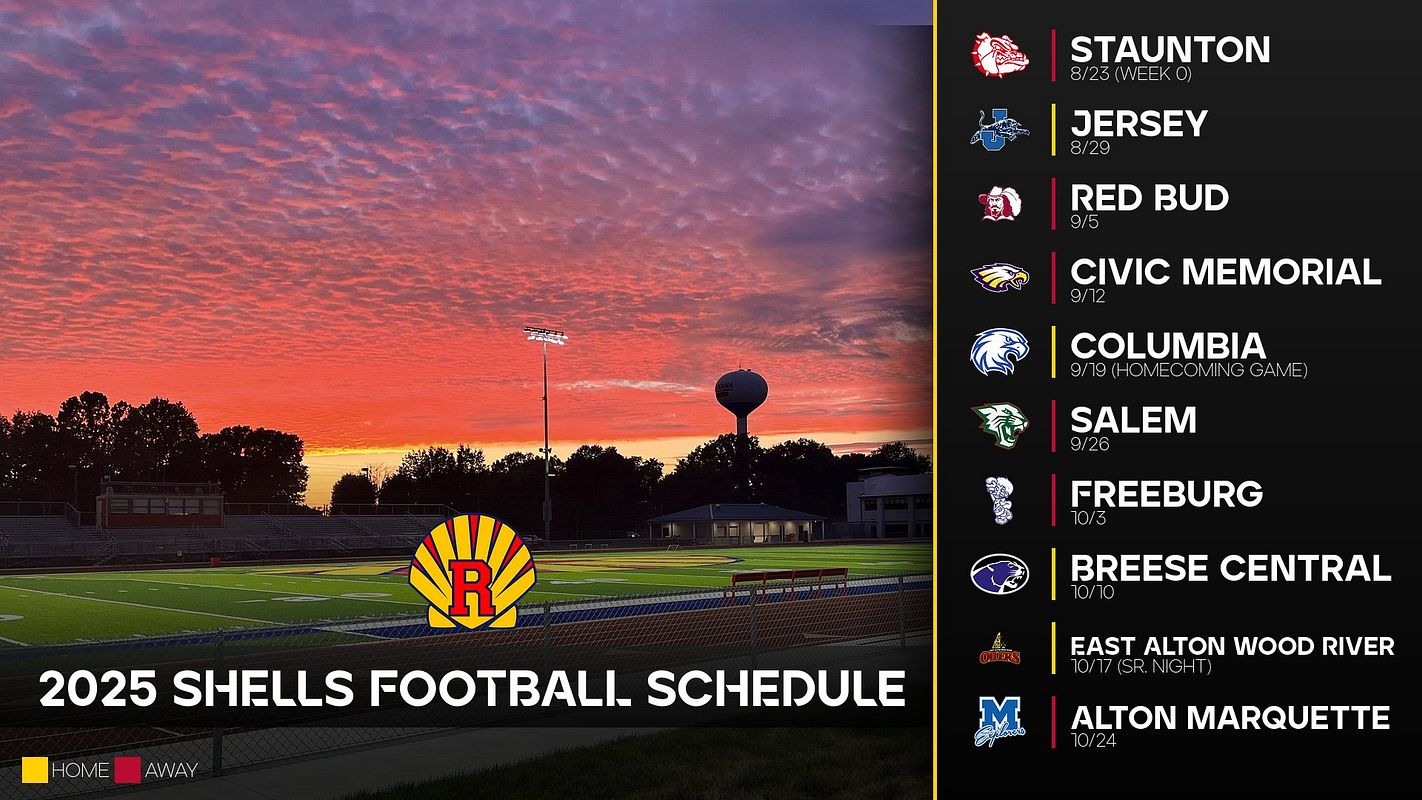 Real-world 12-Game Vertical Schedule graphic