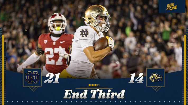 Multi-format score update template with a dark background, player image on the left, large score display, and text area for quarter status. Designed for social media platforms.