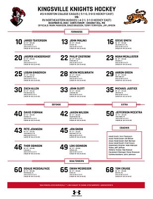 Hockey Lineup