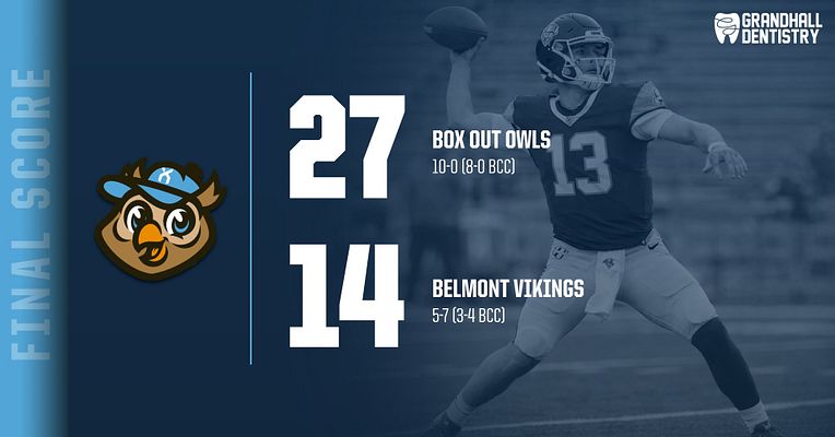 Score update template with blue background, large score display on left, team logos and names on right, suitable for social media posts in multiple formats.