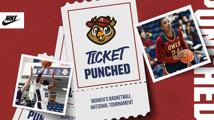 Multi-format ticket tag template featuring a ticket design with 'TICKET PUNCHED' headline, large player photos on sides, and bold 'Women's Basketball National Tournament' text below.