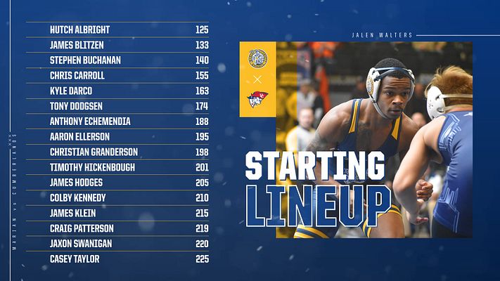 Wrestling Lineup (5-16)